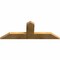 Ekena Millwork Portland Rough Sawn Timber Gable Bracket, Western Red Cedar, 48"W x 18"H x 2"D x 6"F, 9/12 Pitch GBW048X18X0206POR00RWR - alternate 2